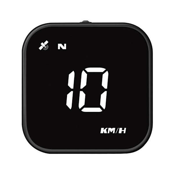 Hastighetsmätare HUD GPS Display Universal Multi - funktion - Vit Vit