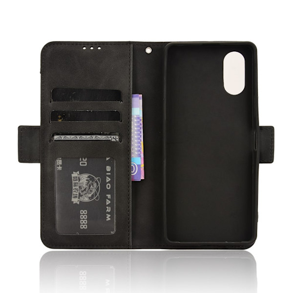 Tegnebogstelefontaske til Sony Xperia 10 VI - Sort Black