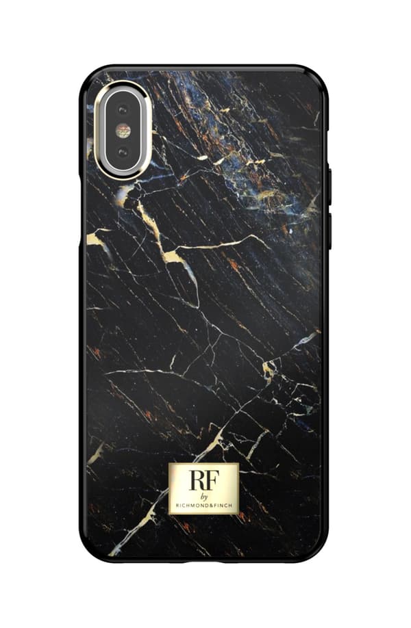 RF by Richmond & Finch deksel til iPhone XS Max - Svart Marmor Black