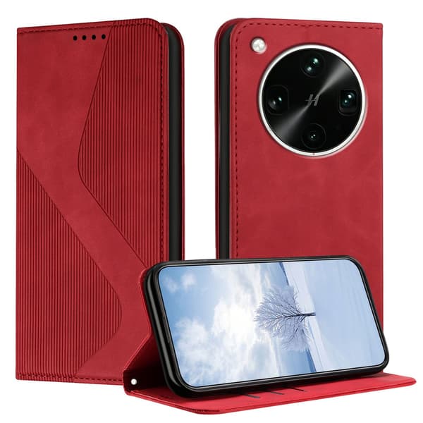 For Oppo Find X9 Ultra 5G Lommebokdeksel Red