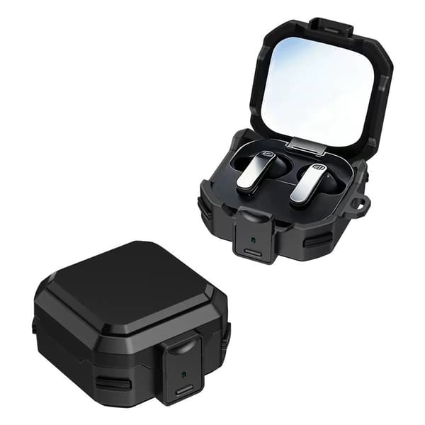 Til Samsung Galaxy Buds4 / Buds4 Pro Beskyttende Etui Cover Shell med Switch Lock Black