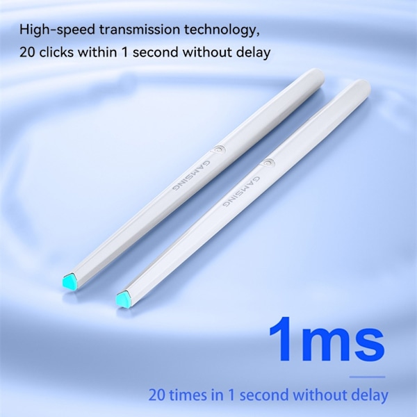 GAMSING Air Trumset med Bluetooth-högtalare Sticks Portable Drumstick Playset Vit