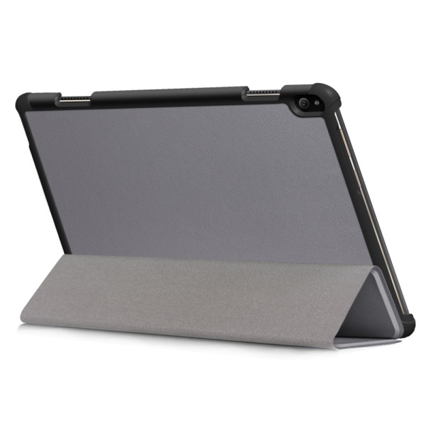 Tri-fold Stand Cover til Lenovo Tab P10 - Grå Grey