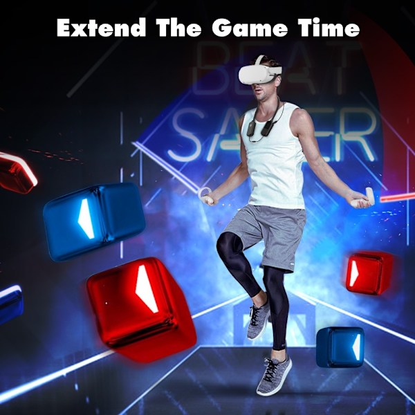 AMVR Pico 4 Meta Oculus Quest 2 Quest Pro Quest 3:lle 8000 mAh Powerbank Black