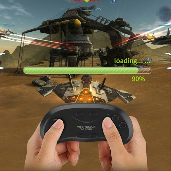 VR SHINECON Sininentooth Remote Control Game Handle Langattomat Shutter Black