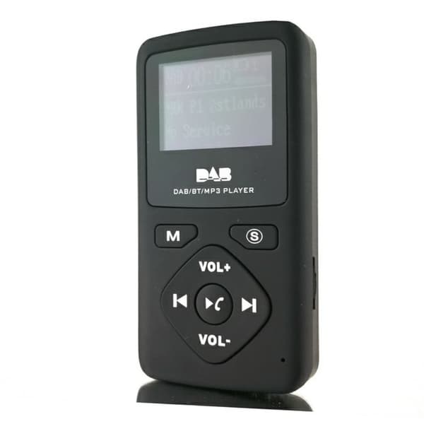 DAB Bluetooth Digital MP3 - afspiller understøtter FM - radio TF - kort White