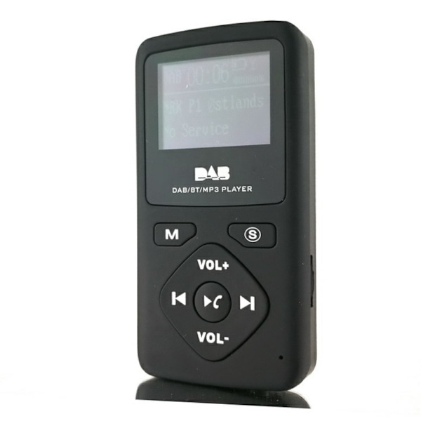 DAB Bluetooth Digital MP3 - soitin Tuki FM - radion TF - kortti White