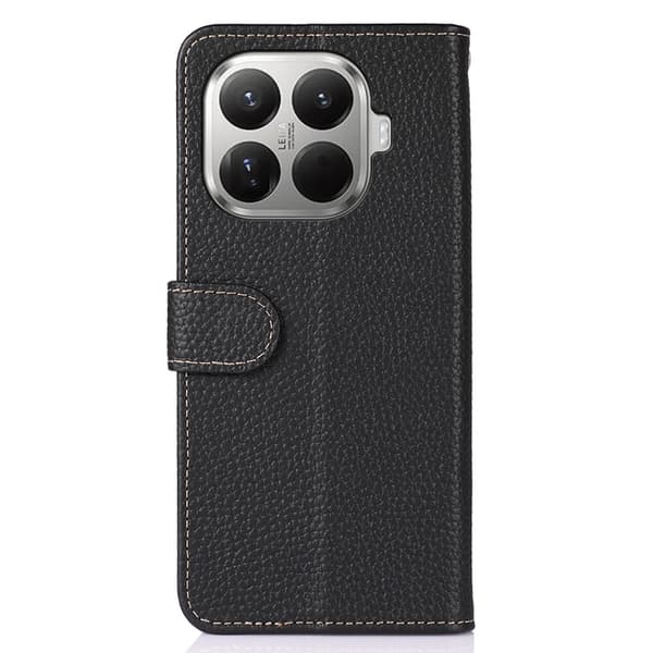 KHAZNEH Til Xiaomi 17T Læder Wallet Cover Black