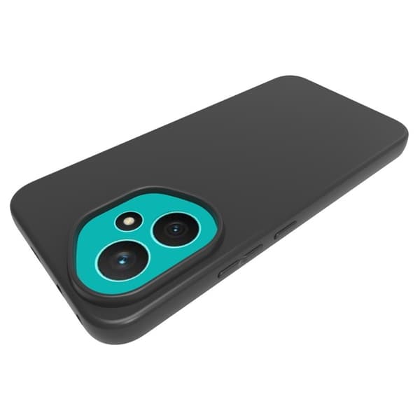 For Honor 400 5G Deksel Matt Finish Mykt TPU-telefondeksel Black