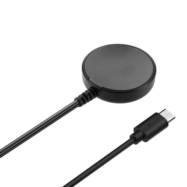 Samsung Galaxy Watch5 44mm 40mm Pro 45mm USB Opladningskabelholder 1m Black