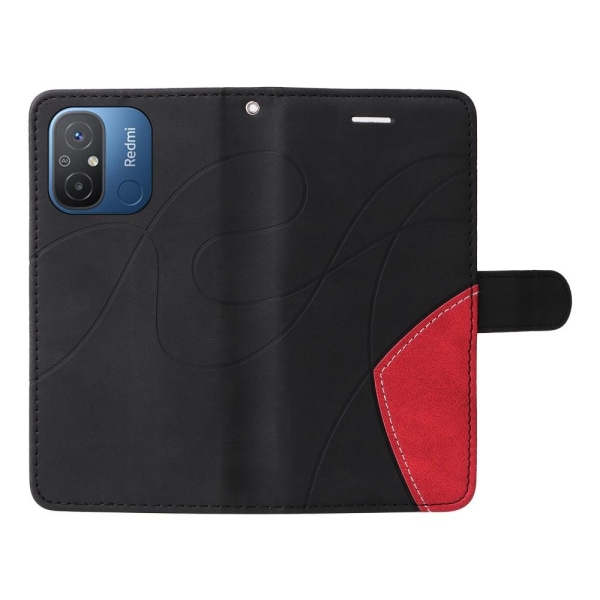KT Plånboksfodral till Xiaomi Redmi 12C - Svart Röd
