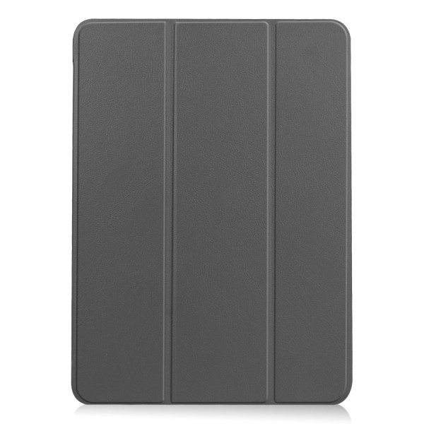 Til iPad Air 13 (2024) Etui Tre-fold Stativ Tablet Cover - Grå Grey