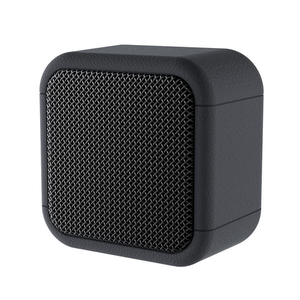 YESIDO Mini Cube TWS Bluetooth-høyttaler med ledning, forbedret bass, bærbar subwoofer Black