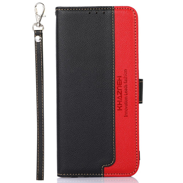 KHAZNEH Telefoncover til iPhone 15 Pro Max - Sort/Rød Black