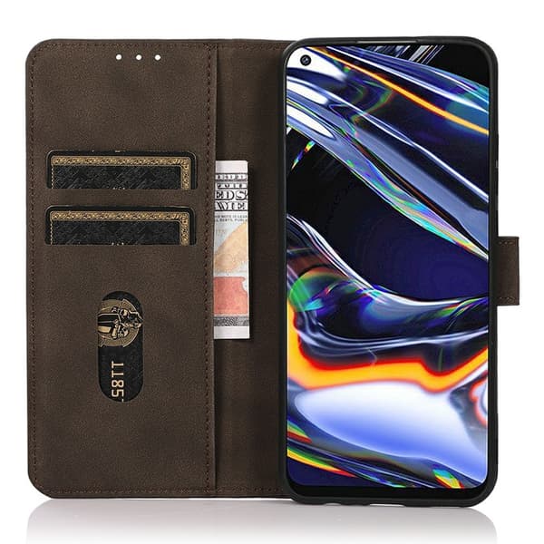 KHAZNEH Telefonpungcover med støtteben til iPhone 18 Pro Max / 17 Pro Max Brown