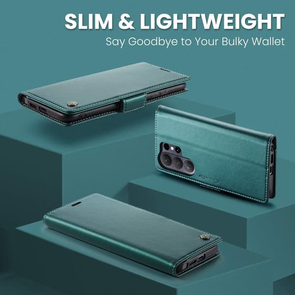 CASEME Plånboksfodral Samsung Galaxy S26 Ultra - Grön Grön