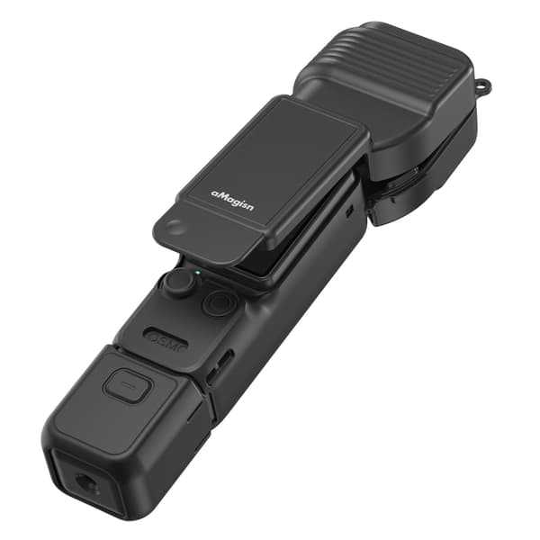 3-i-1-beskyttelsesetui/-skal til DJI Osmo Pocket 4-actionkamera Black