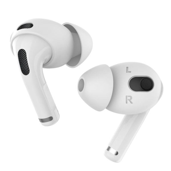 Apple AirPods 3:lle melua vaimentavalle korvakärjelle silikonisu White