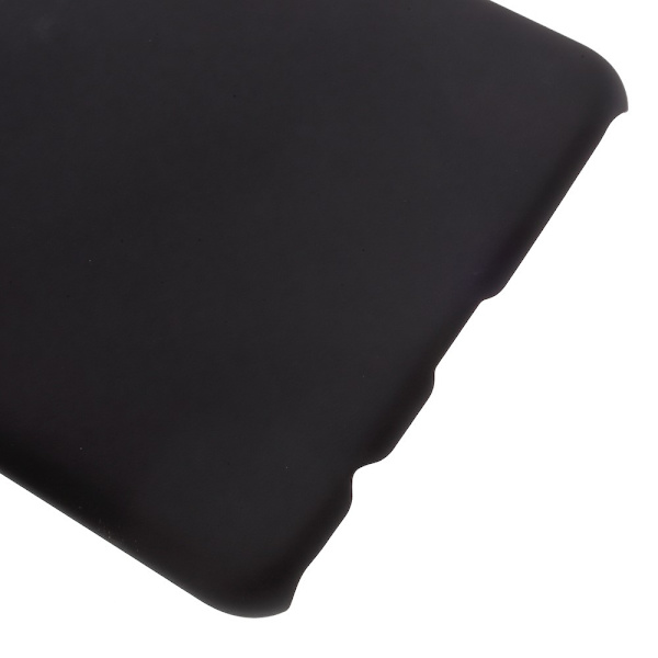 OnePlus 5 Cover Plastskall Gummiert - Sort Black