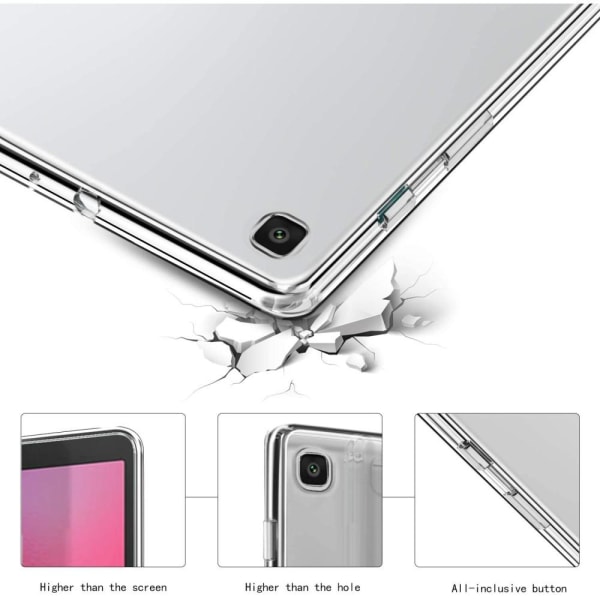 Samsung Galaxy Tab A7 10.4 TPU Deksel - Gjennomsiktig Transparent