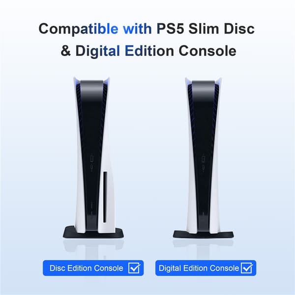 STARTRC GAMES Oppbevaringsveske til Sony PS5 Slim spillkonsoll Black
