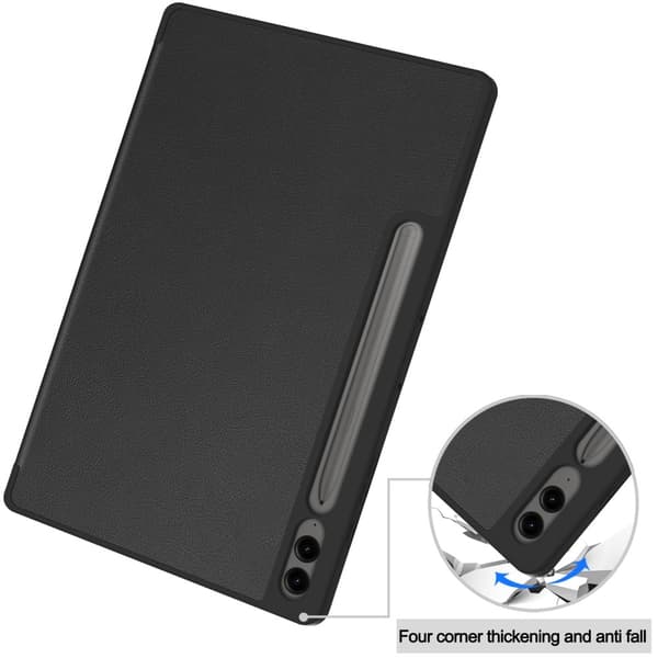 Tri-fold Smart-etui med stativ for Samsung Galaxy Tab S10+ (S10 Plus) Black