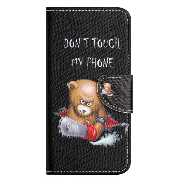 Til Samsung Galaxy A15 tegnebogstativetui mønstertelefoncover Multicolor