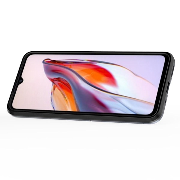 Xiaomi Redmi 12C -iskunkestävälle tukijalustan puhelinkotelolle autoasennettava metallilevy Black