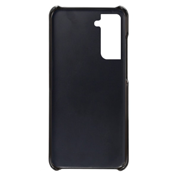 Til Samsung Galaxy S24+ KSQ PU-læderbelagt skal hårdt etui Black