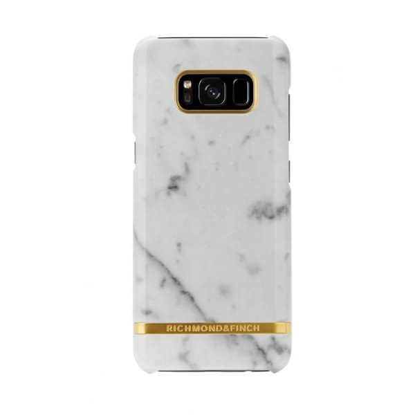 Richmond & Finch case Samsung Galaxy S8 Plus -puhelimeen - valkoinen marmori White