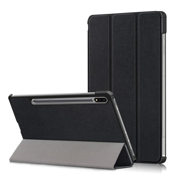 Slim Fit Cover Fodral Till Samsung Galaxy Tab S7 FE / Tab S7 Plus / Tab S8+ - Svart Svart