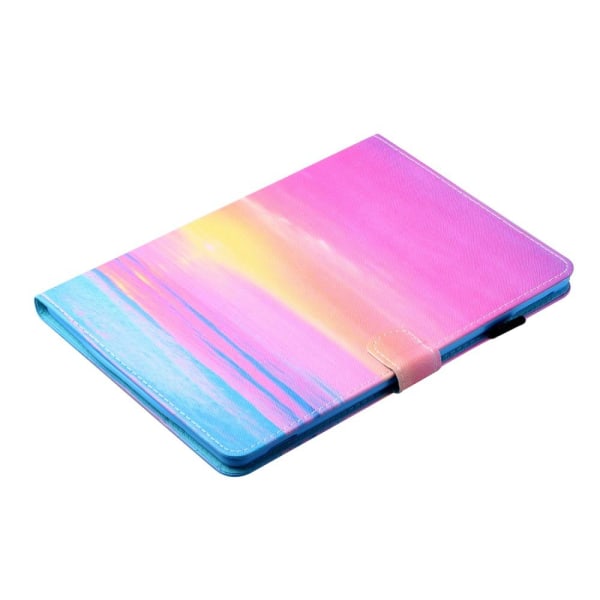 Til iPad 10.2 (2021)/(2020)/(2019) Tabletcover Stativetui - Solnedgang Multicolor