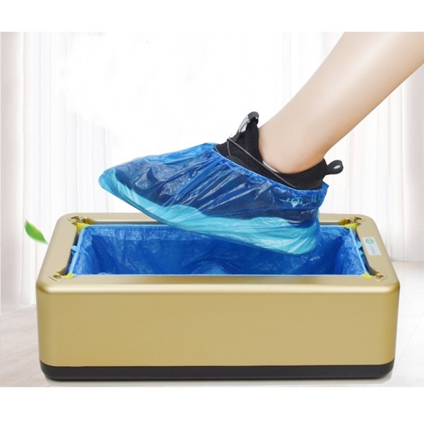 Vandtæt engangs skoovertræk i plastik skoovertræk Stor størrelse Blue