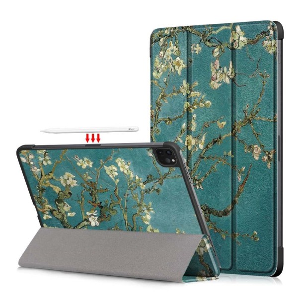 iPad Pro 11" 2021/2020/2018 Slim fit tri-fold fodral - Blossom multifärg