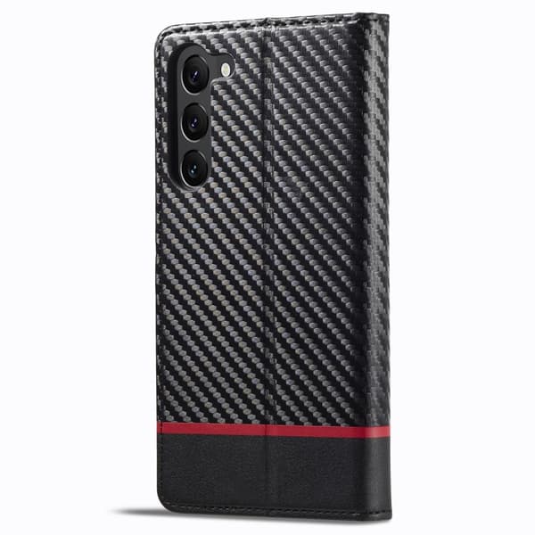 LC.IMEEKE Lommebokveske for Samsung Galaxy S24+ - Svart Black