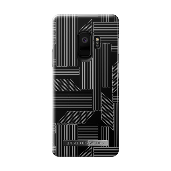 iDeal Of Sweden Samsung Galaxy S9 Case - GEOMETRIC PUZZLE Black