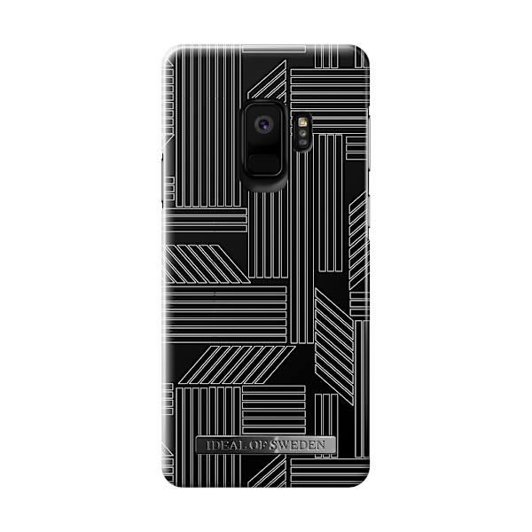 iDeal Of Sweden Samsung Galaxy S9 - GEOMETRISK PUSLESPILL Black
