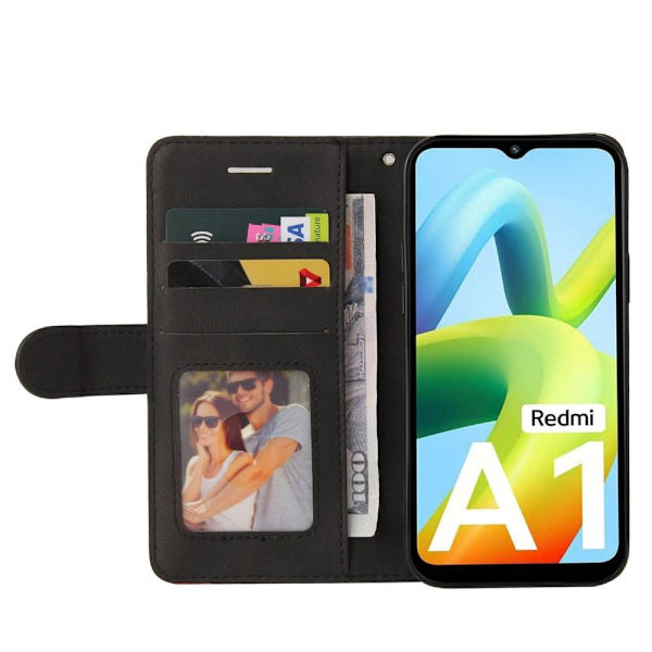 Til Xiaomi Redmi A1 KT - serie - 1 dobbeltfarve Black