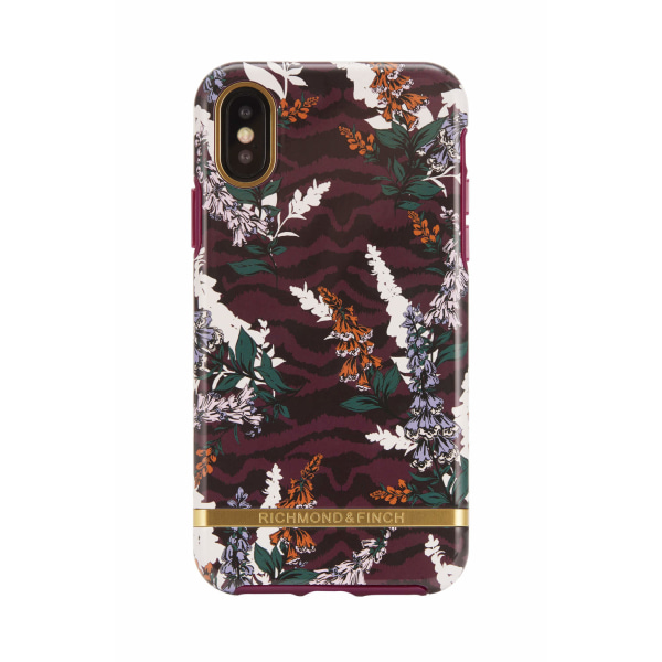 Richmond & Finch case to IPhone XS Max - Floral Zebra Red