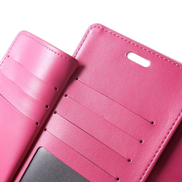 Mercury GOOSPERY Rich Diary til iPhone XS Max - Rosa Pink