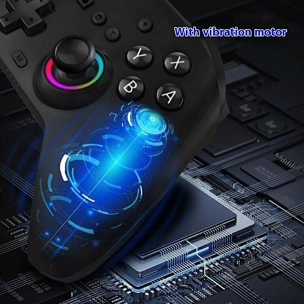 Kompatibel med Nintendo Switch Pro Wireless Game Controller Bluetooth Gamepad Controller Black
