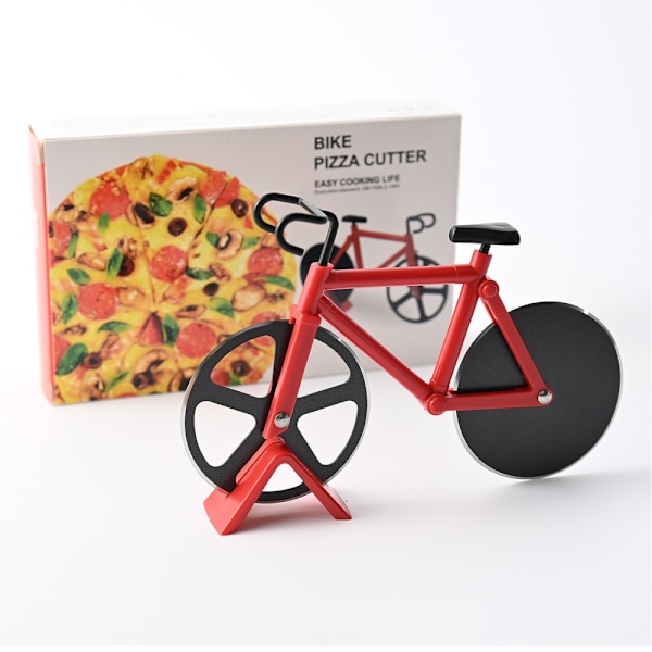 Pizzaskärare / Pizza Slicer Cykel - Vit Vit
