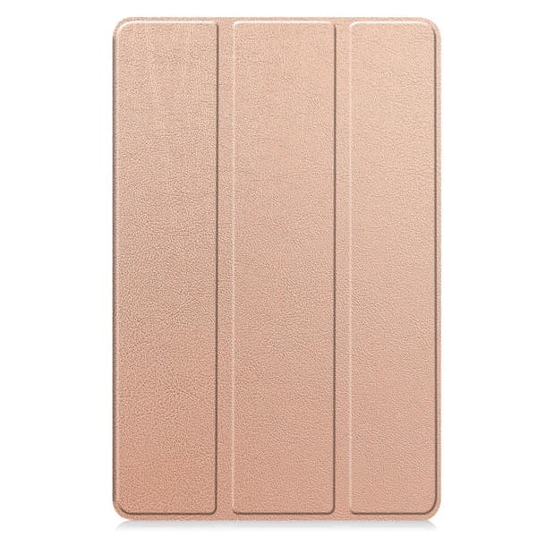 Trifoldet stativ Smart Taske til Samsung Galaxy Tab S10 FE+ Pink gold
