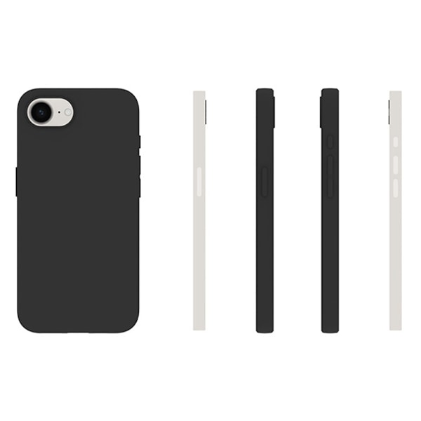 Till iPhone 16e Fodral TPU Skal Baksida - Svart Svart