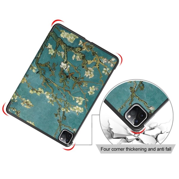 iPad Pro 11" 2021/2020/2018 Trippeldeksel med smal passform - Blossom Multicolor