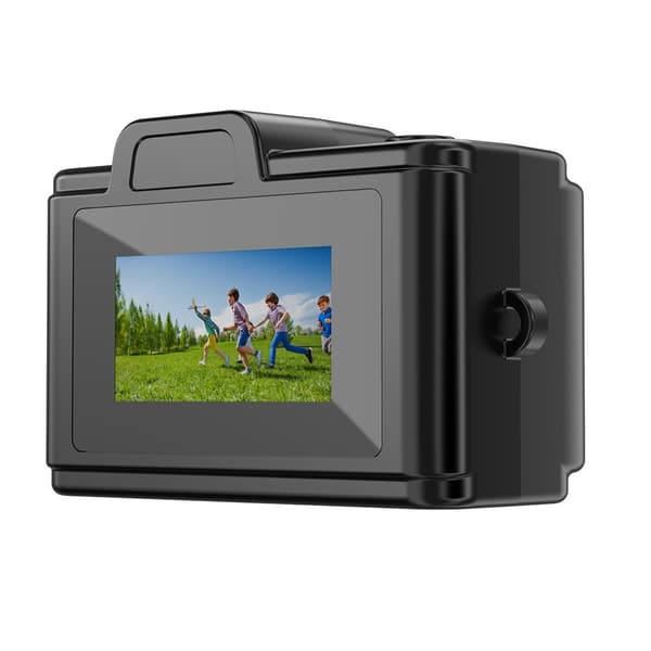 Camera E9 0,96" farveskærm retro mini digitalkamera 1080p HD videooptager Black