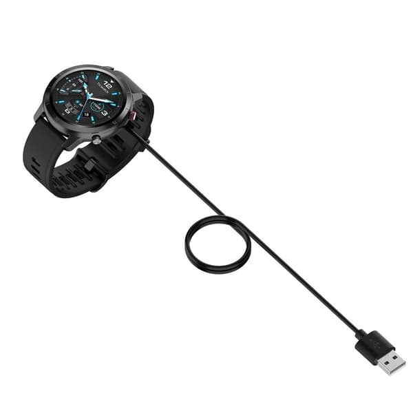 Oplader Haylou Watch 2 Pro RS4 Plus Solar Lite GST Lite Imilab Watch W01 Black
