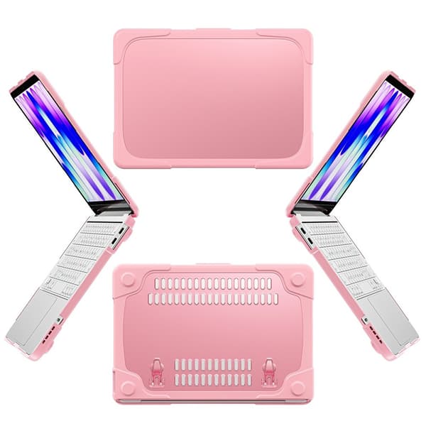 Laptopdeksel med Stativ for MacBook Neo 13 tommer (2026) Pink