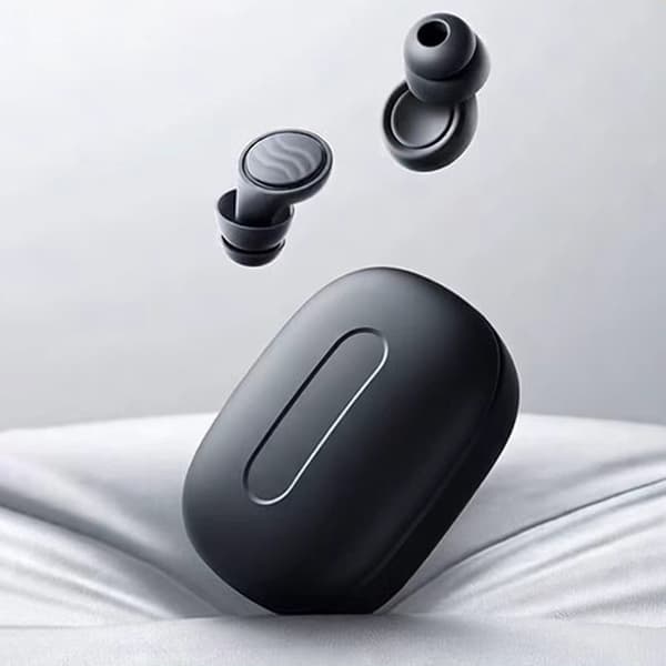 Søvn hodetelefoner – In-ear-hodetelefoner for søvn – Ørepropper med 50 dB støyreduksjon – Svart Black