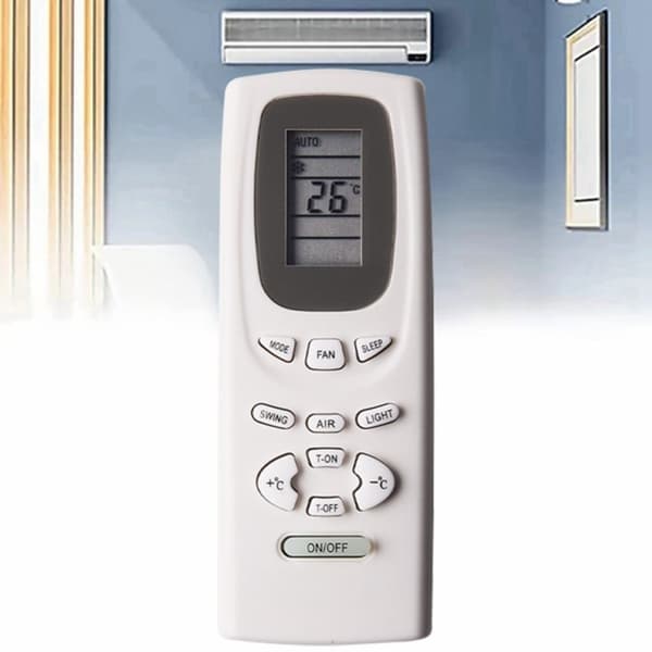 Erstatning fjernkontroll for Y512F2 for Gree klimaanlegg White